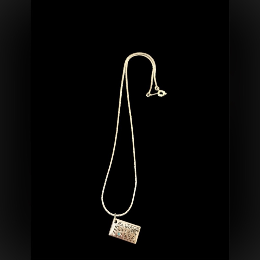 EFFY silver pendant with 18k gold plated chain